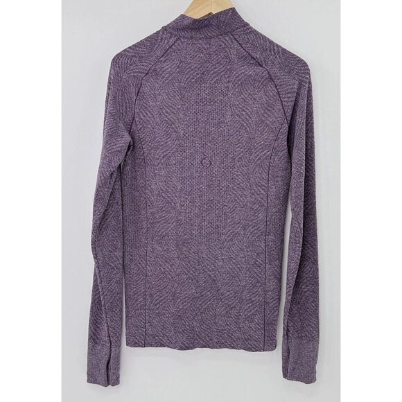 Moving Comfort Large 1/2 Zip Pullover Purple Active Lightweight Stretchy Runs Sm - Picture 2 of 10